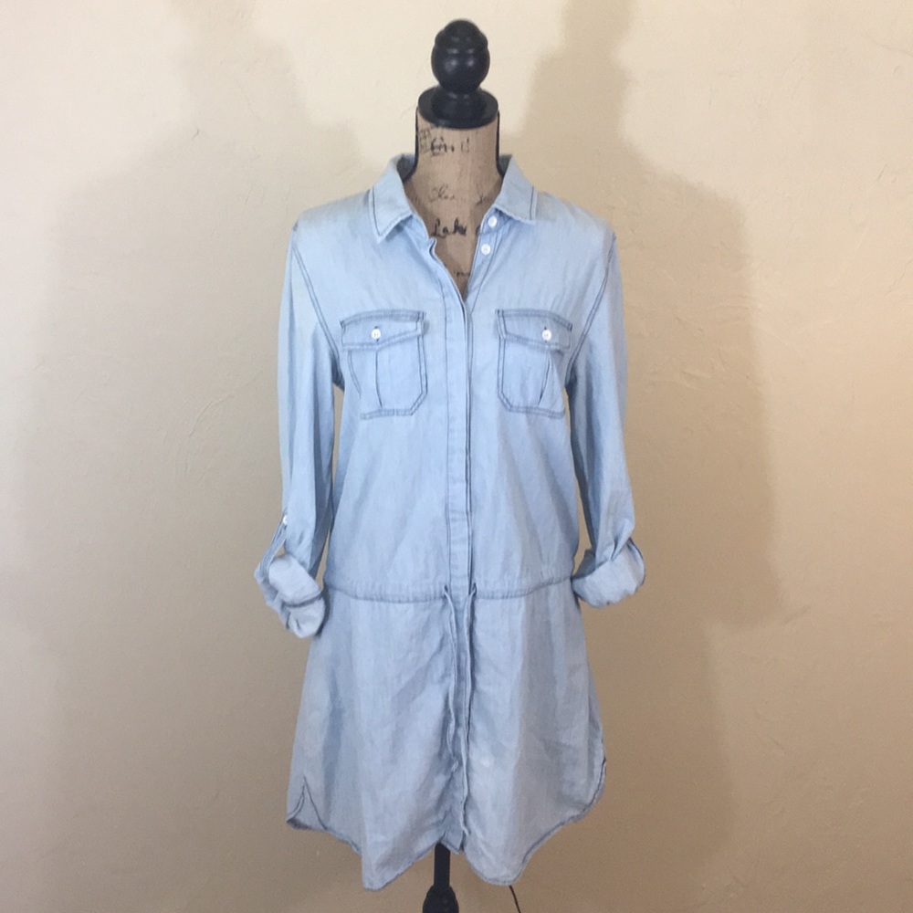 Sanctuary Shirt Dress in Chambray
